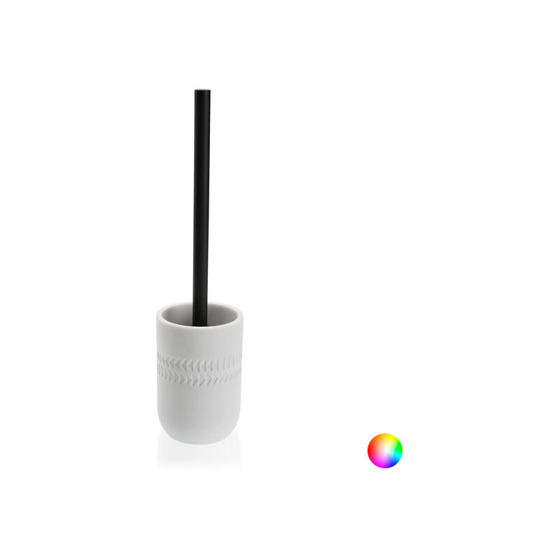 

Escobilla para el Baño Cenefa Resina Acero (9,4 x 37 x 9,4 cm)