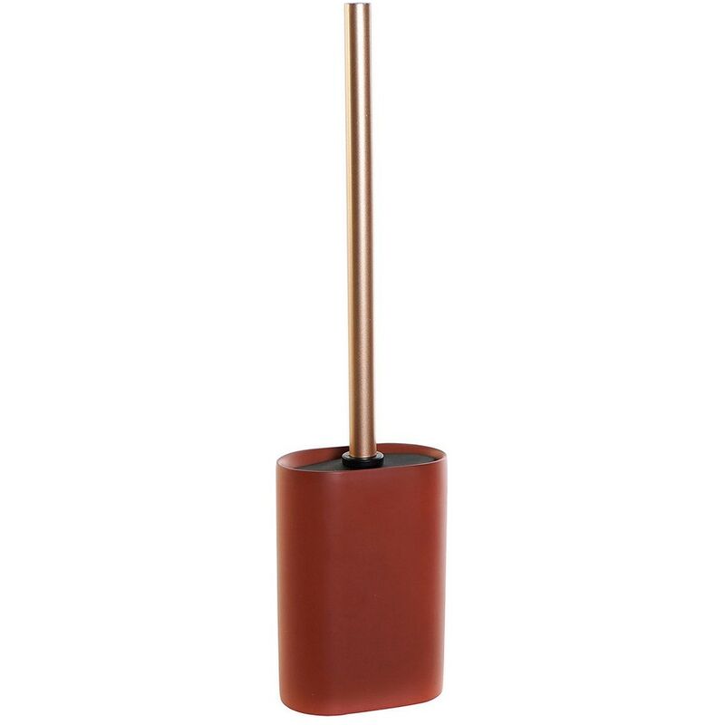 

Escobilla para el Baño DKD Home Decor PVC Resina Terracota (10 x 6 x 39.5 cm)