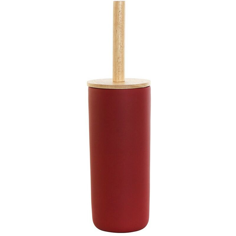 

Escobilla para el Baño DKD Home Decor Rojo Bambú Gres (11.5 x 11.5 x 39 cm)
