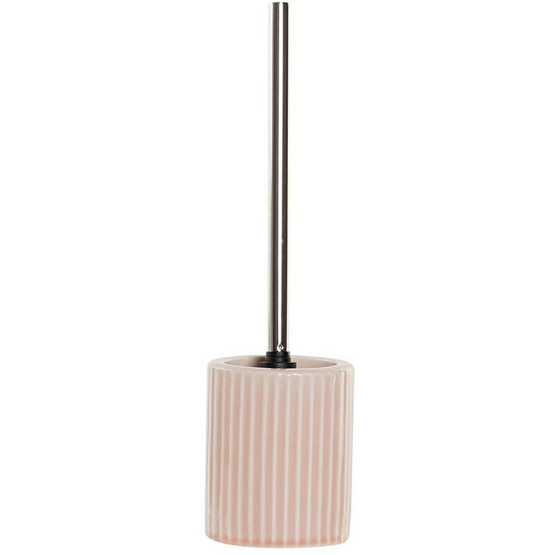 

Escobilla para el Baño DKD Home Decor Rosa Acero Gres Polipropileno (PP) (11 x 40.5 x 11 cm)