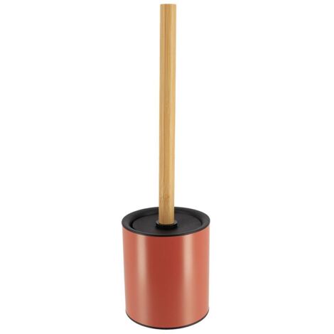 Escobilla wc metálica tallo de bambú - bambú terracota - Tendance