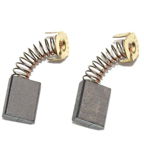 Escobillas de carbón de 6,5 x 13,5 x 16 mm, compatibles con herramientas eléctricas Makita 5377MG, LS1011, LS1013F, 5008MG y LS1013FL con resorte de 22 mm.