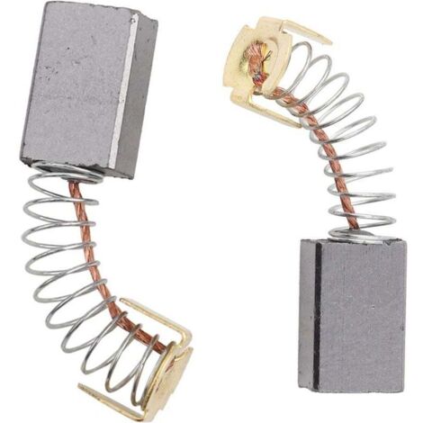 Escobillas de carbón para herramientas eléctricas – Paquete de 20 unidades, dimensiones 6 × 10 × 15 mm, compatibles con lijadoras orbitales y angulares.