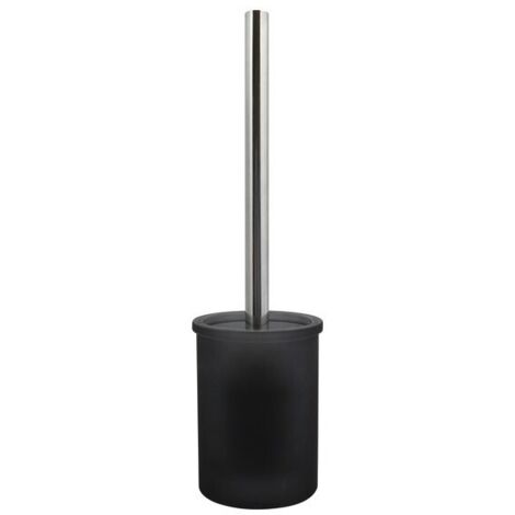 Escobillero con portavasos YOKO Misty Gris Spirella
