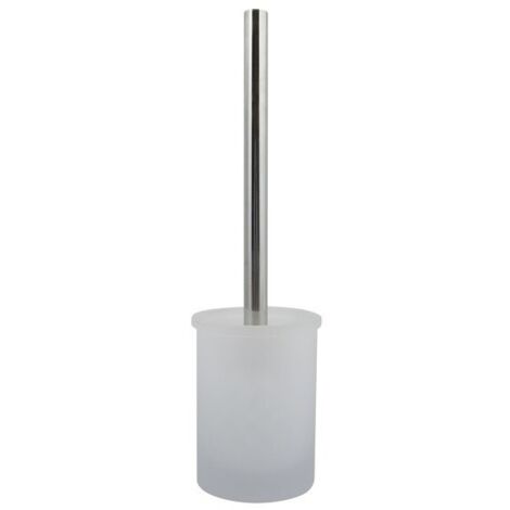 Escobillero con portavasos YOKO Misty White Spirella