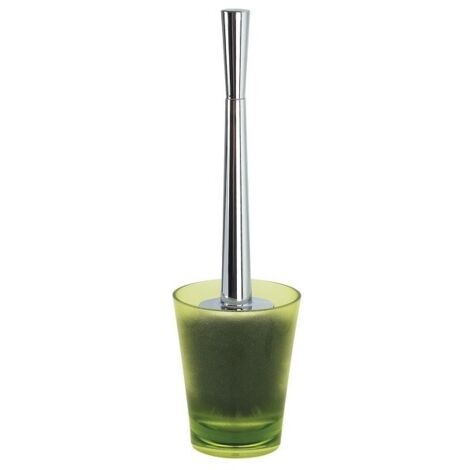 Escobillero con soporte Acrílico MAX LIGHT Verde Oliva Spirella