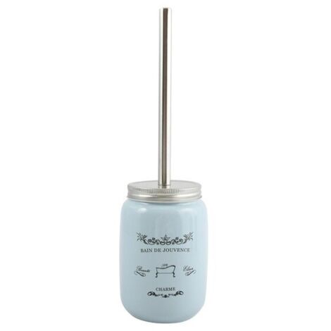 Escobillero con soporte cerámico Apolline Azul MSV