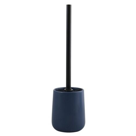 Escobillero con soporte cerámico MAONIE Azul oscuro MSV