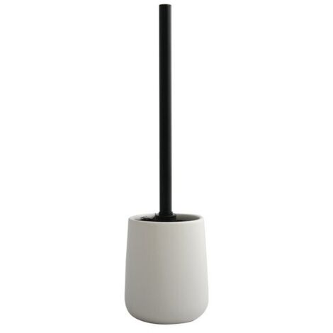 Escobillero con soporte cerámico MAONIE Blanco mate MSV