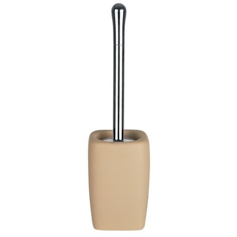 Escobillero con soporte cerámico RETRO Beige Spirella