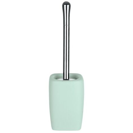Escobillero con soporte cerámico RETRO Verde Pastel Spirella