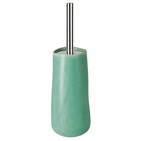 Escobillero con soporte cerámico SINA Verde Spirella