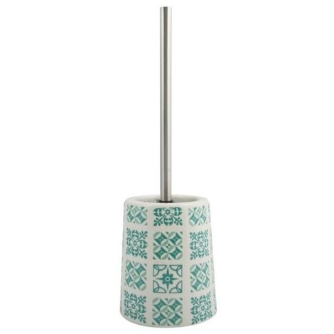Escobillero con soporte cerámico SINTRA Turquesa MSV
