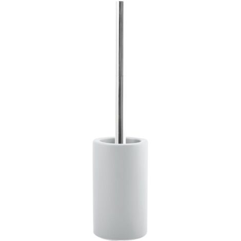 Escobillero con soporte cerámico TUBE-matT Blanco mate Spirella
