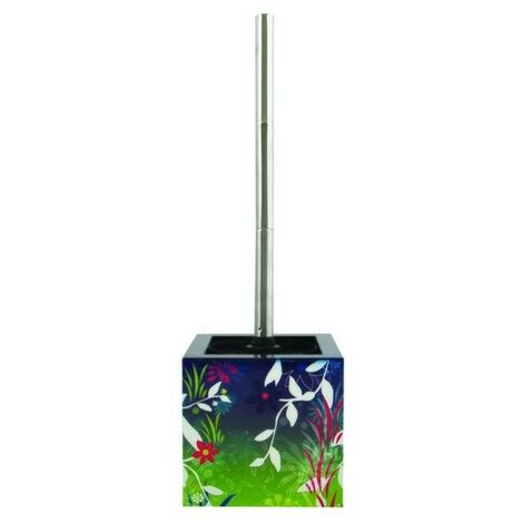 Escobillero con soporte de MDF y acero inoxidable Langkawi MSV