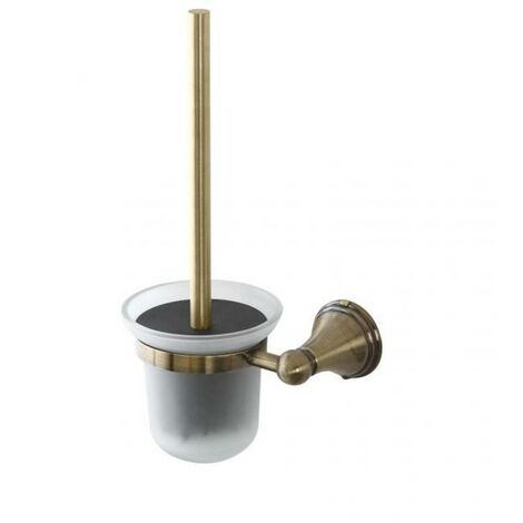 Escobillero de pared bronce serie Athena