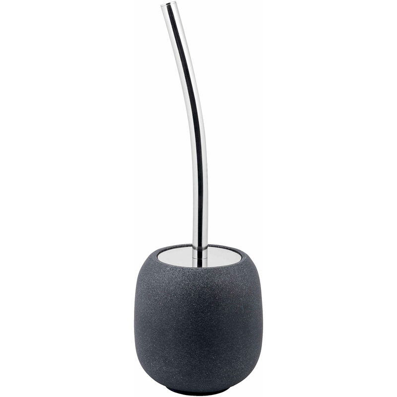 

Escobillero de pie para wc accesorios para baño de poliresina gris mod. Afra