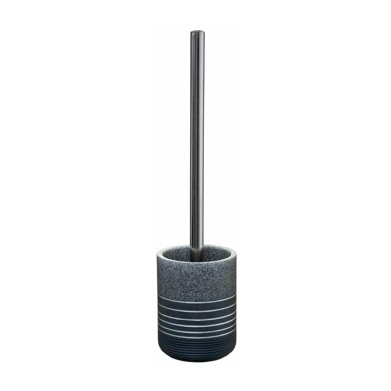 

Escobillero de poliresina plata 9x37cm