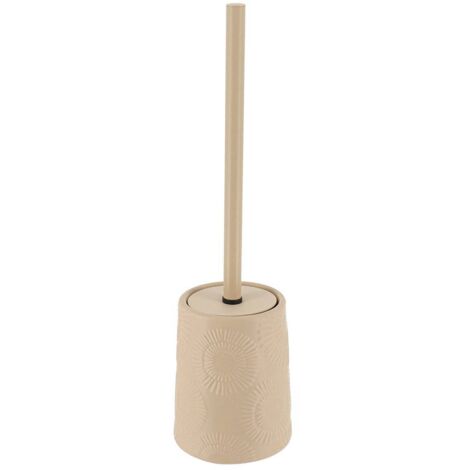 Escobillero gres espiral étnico redondo - beige - Tendance