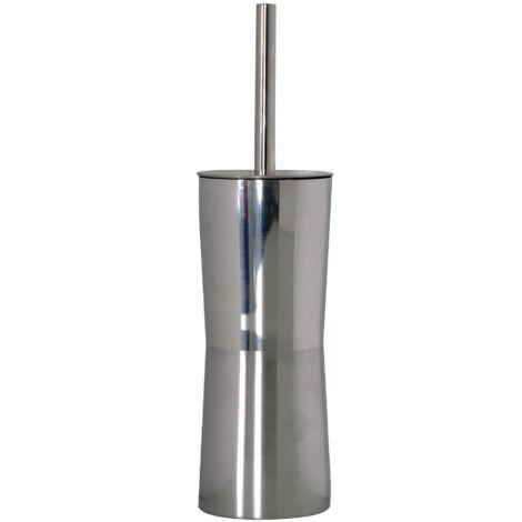 Escobillero MSV "Miami" de acero inoxidable en color gris