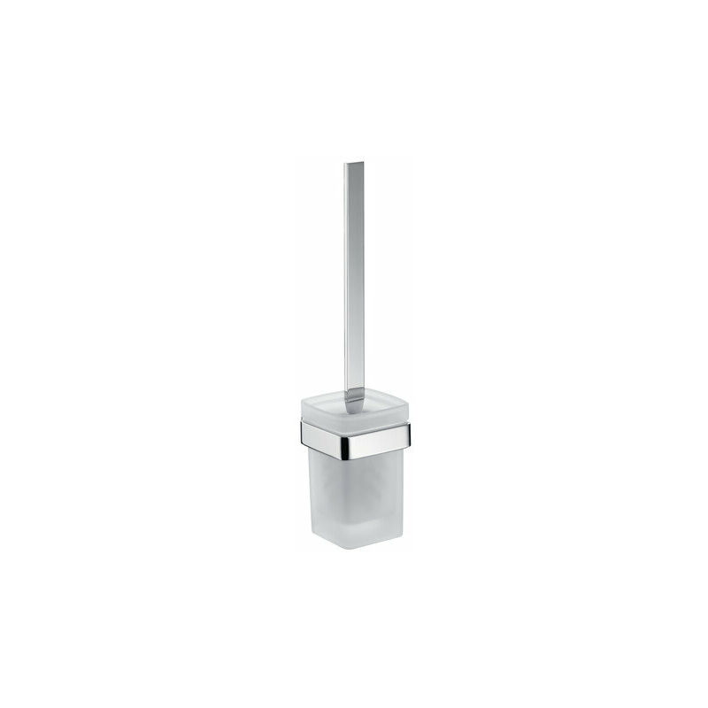 

Escobillero para inodoro loft, de pared, cristal satinado, color: acero inoxidable - 051501600 - Emco
