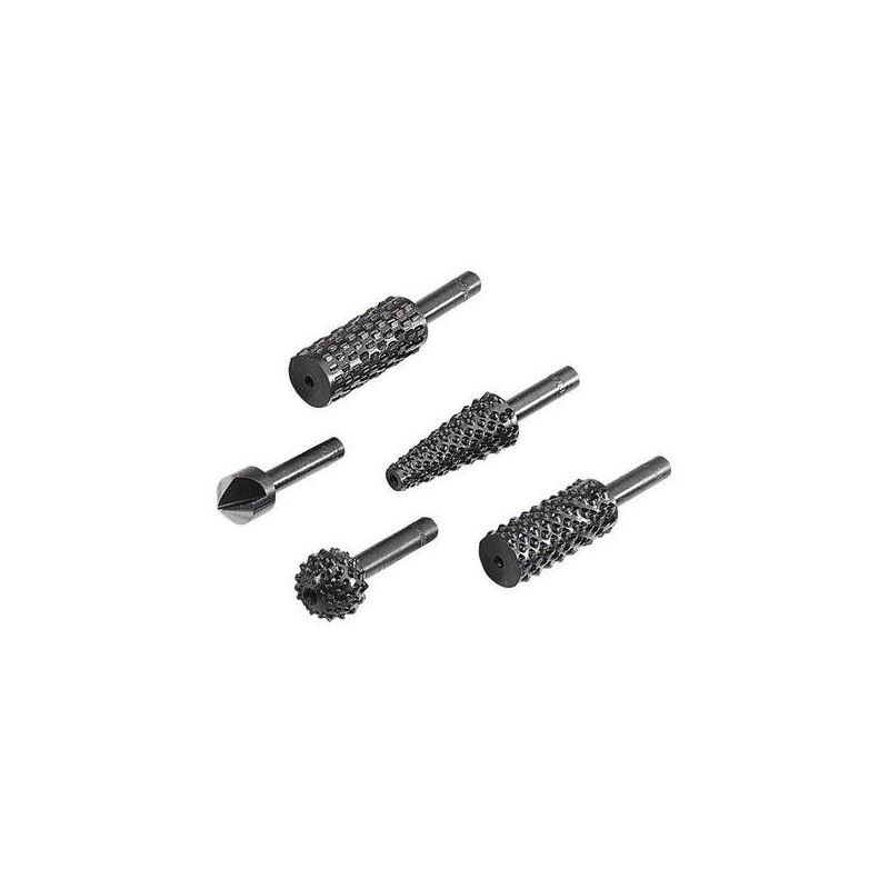 

Escofinas Y Avellanador Para Taladro Set 5 Pzs - Wolfcraft