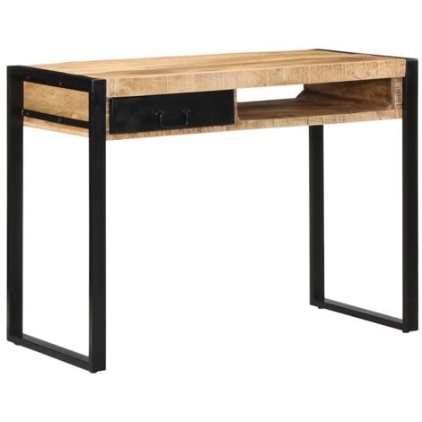 Escritorio 100x50x75 cm madera maciza mango