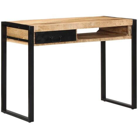 Escritorio 100x50x75 cm madera maciza mango vidaXL