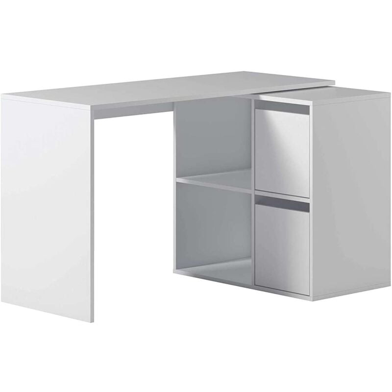 

Escritorio Adapta con buc de 2 puertas y 2 huecos reversible acabado blanco 74 cm(alto)120 cm(ancho)77 cm(fondo) Color BLANCO ARTIK