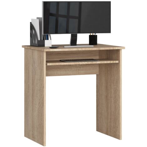 Escritorio AKORD STAR Roble Sonoma 68 cm frente en color Roble Sonoma 1 estante 68x51x74 cm