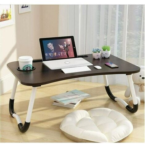 Mesa auxiliar plegable para sofá, Simple mesita de noche, escritorio  pequeño para sala de estar, balcón, oficina móvil, portátil - AliExpress