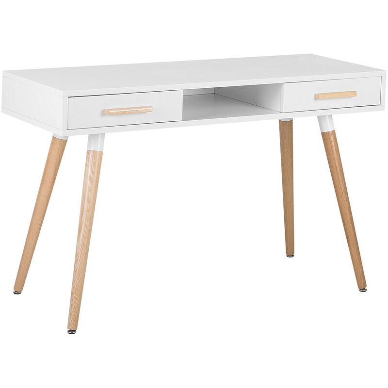 

Beliani - Escritorio blanco 120x45 cm FRISCO