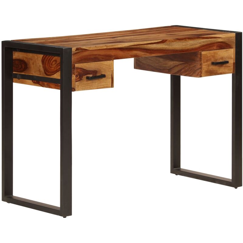 

Escritorio con 2 cajones madera maciza de sheesham 110x50x77 cm - Marrón