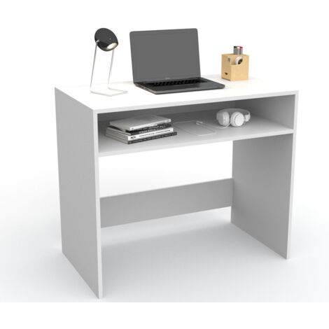 Escritorio con balda - Blanco