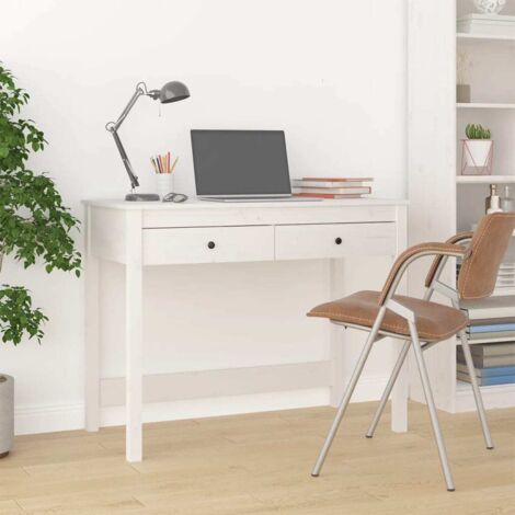 Escritorio con cajones madera maciza de pino  100x50x78cm