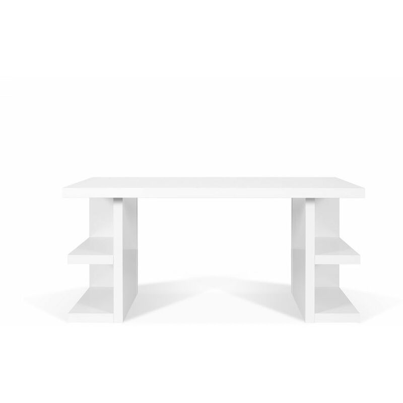 

Escritorio con espacio de almacenamiento MULTI 160 blanco, 160 x 90 x 75 - blanco