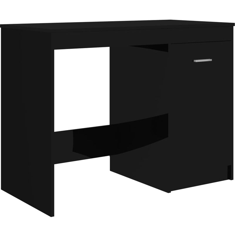 

Escritorio de Aglomerado 100x50x76 cm Negro Brillante - Negro - Vidaxl