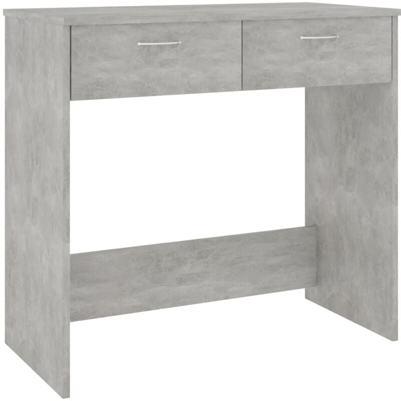 

Escritorio de Aglomerado 80x40x75 cm Gris Hormigón - Gris - Vidaxl
