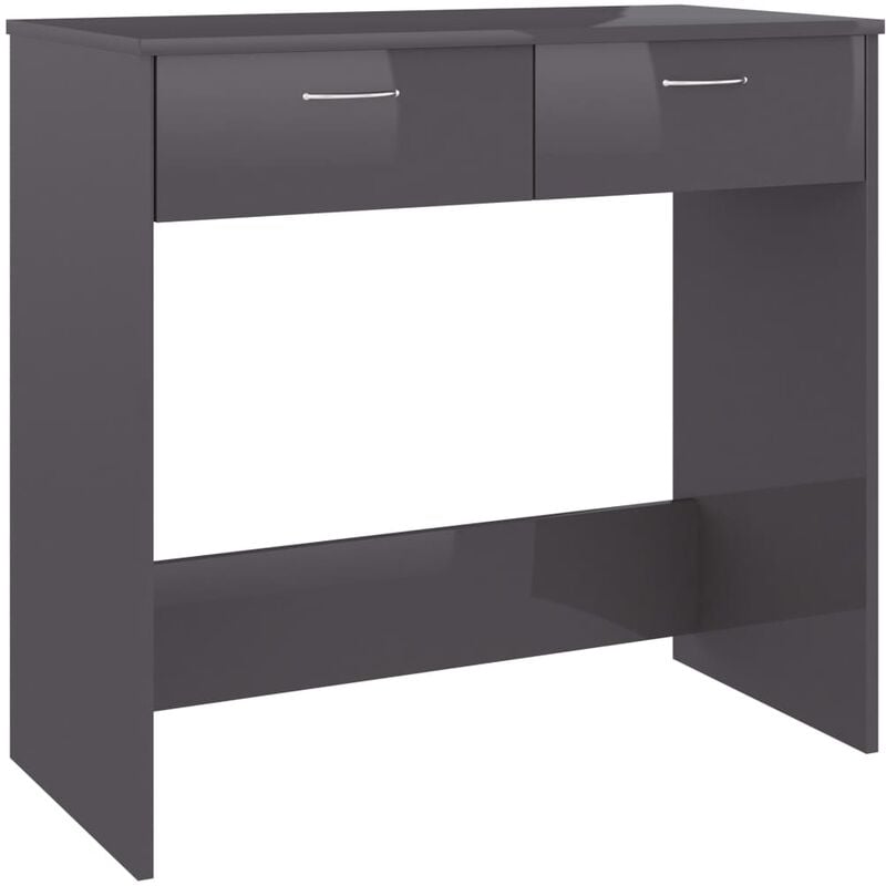 

Escritorio de Aglomerado 80x40x75 cm Gris Brillante - Gris - Vidaxl