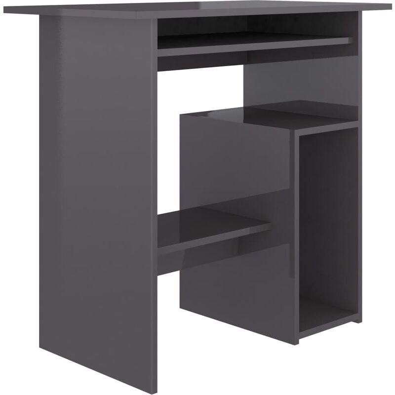 

Escritorio de Aglomerado 80x45x74 cm Gris Brillante - Gris - Vidaxl
