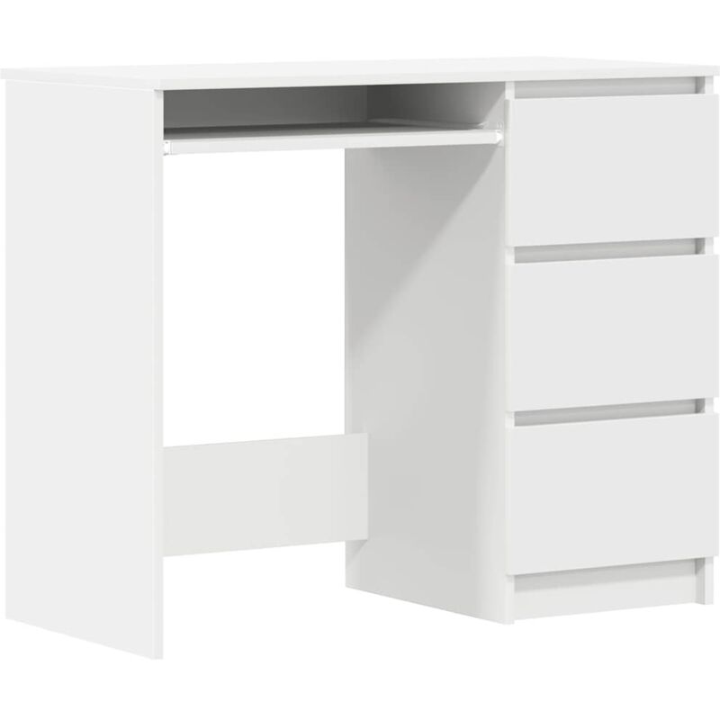 

Escritorio de Aglomerado 90x45x76 cm Blanco - Blanco - Vidaxl