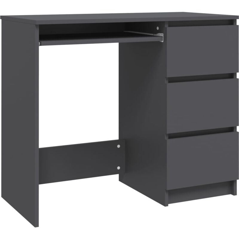 

Escritorio de Aglomerado 90x45x76 cm Gris - Gris - Vidaxl