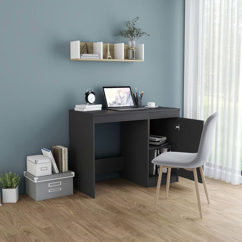 

Escritorio de aglomerado gris 100x50x76 cm - Gris