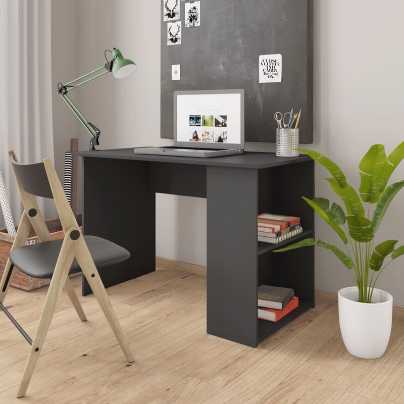 

Escritorio de aglomerado gris 110x60x73 cm