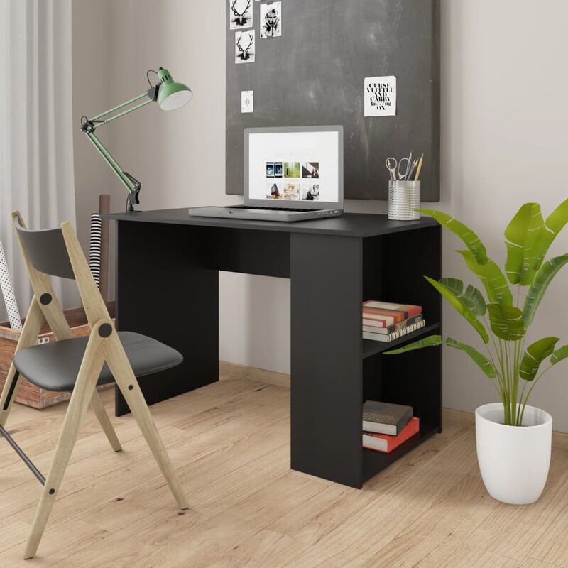

Escritorio de aglomerado negro 110x60x73 cm