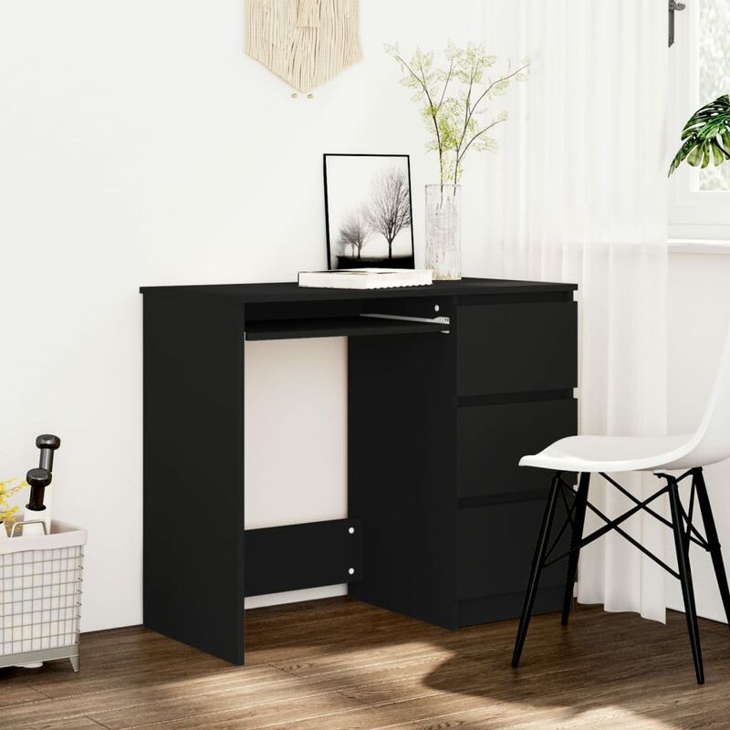 

Escritorio de aglomerado negro 90x45x76 cm - Negro
