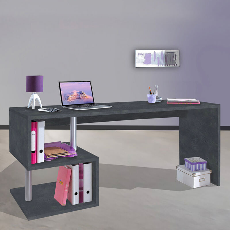 

Escritorio diseño 180 x 60 cm antracita oficina estudio moderno Esse 2 Report