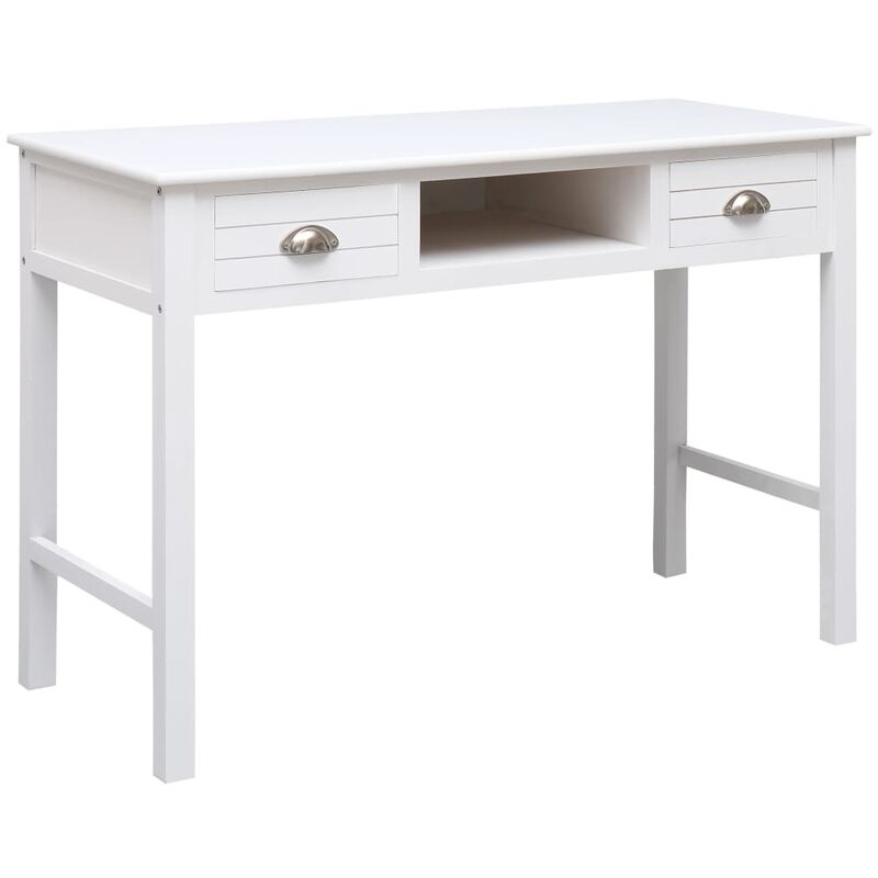

Escritorio de madera blanco 110x45x76 cm