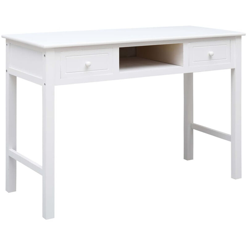 

Escritorio de madera blanco 110x45x76 cm