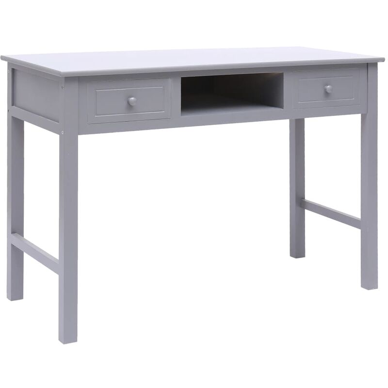 

Escritorio de madera gris 110x45x76 cm - Gris